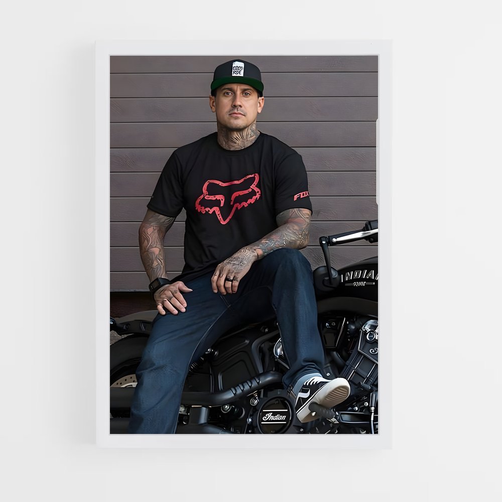 Poster Ride with Heart – affiche Motocross freestyle (vue 3)